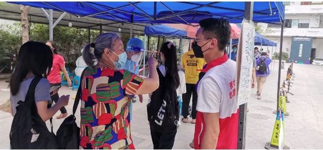 有序有爱有温度，T.I.T双鱼文体园助力南石头街道核酸检测